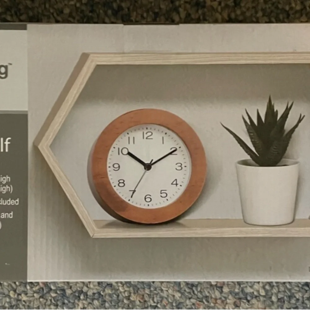 Modern Hexagonal Wall Shelf